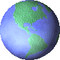 spinning globe