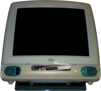 The new iMac in Bondi Blue