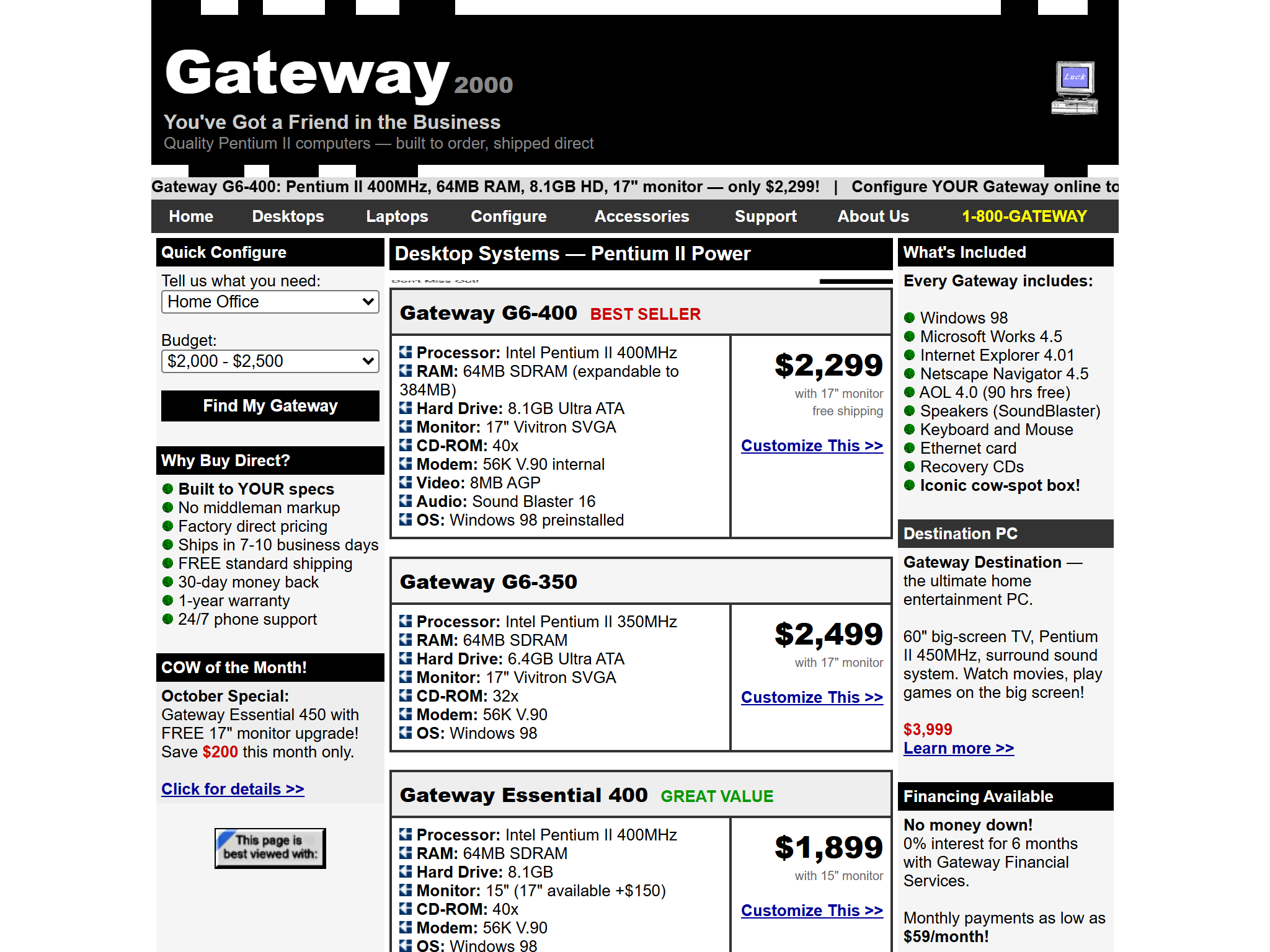 Gateway 2000, reimagined for 1998